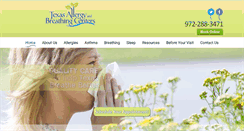 Desktop Screenshot of mytexasallergy.com